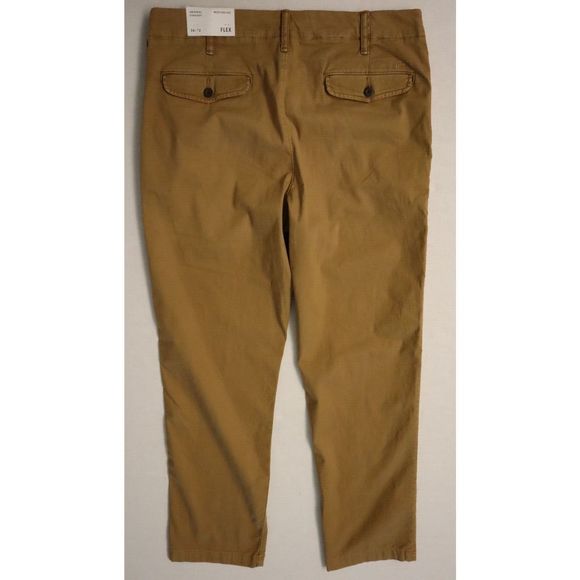 American Eagle Men's 34x32 Khaki Original Straight Ne(x)t Level Flex Pants - Picture 2 of 8